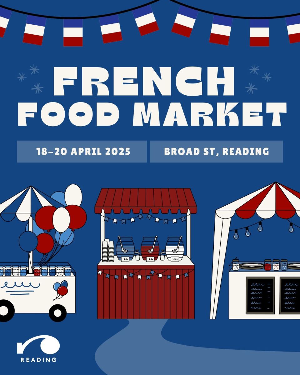 French food market leaflet